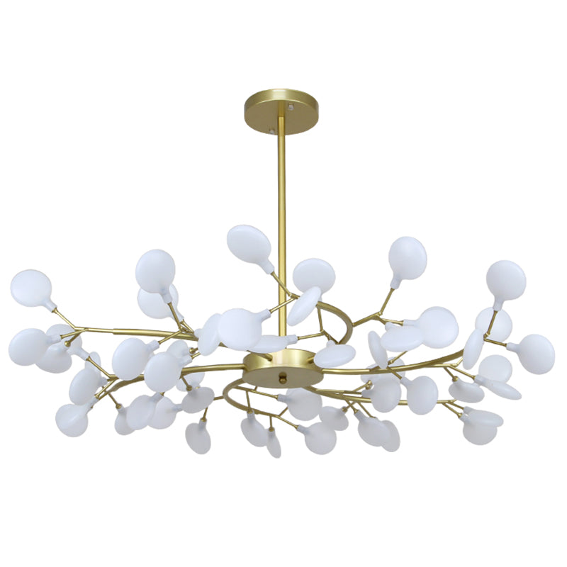 Foglie Lampada lampada lampada da design moderno illuminazione a sospensione acrilica per il ristorante