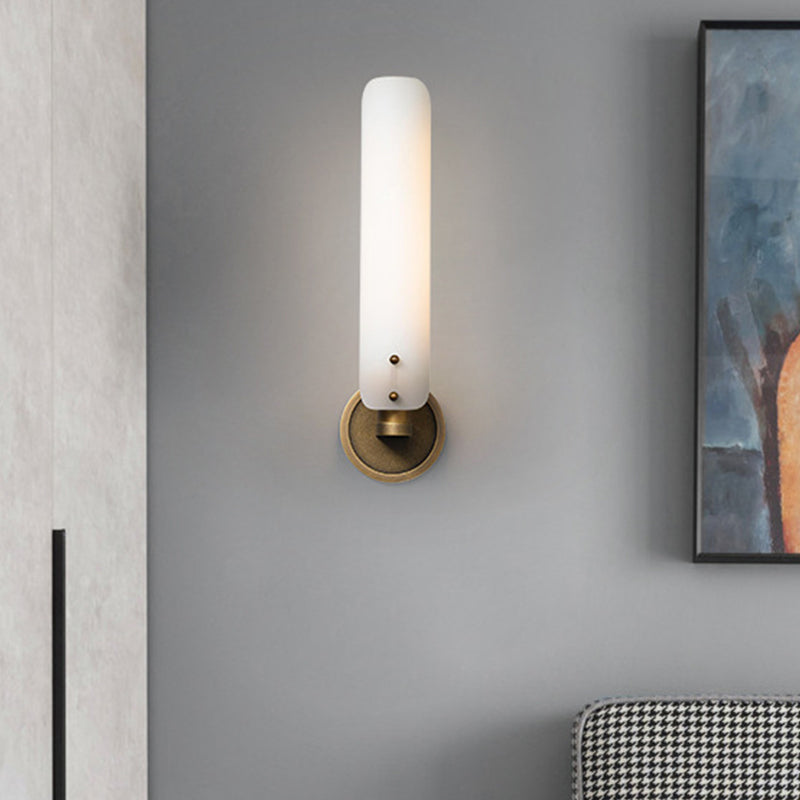 1 lampe de tête de chambre à coucher modernisme modernisme applique en laiton