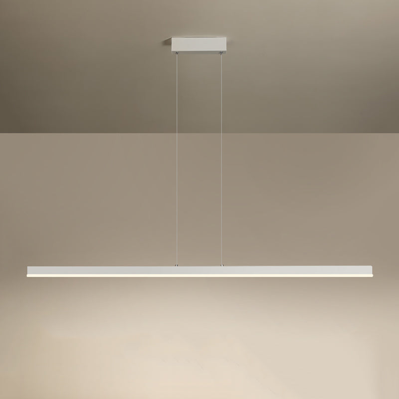 Modern Pendant Chandelier Linear Island Lighting Pendant Light Modern Chandelier in Black