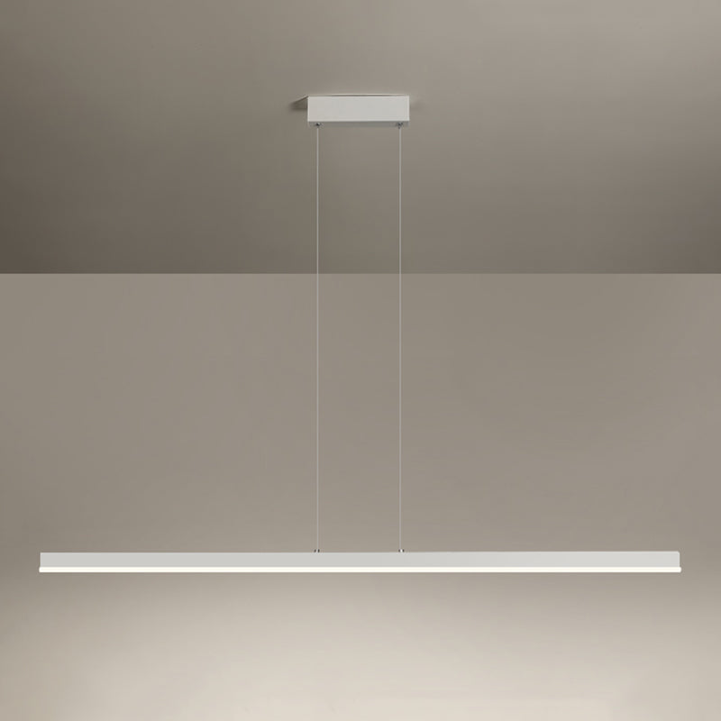 Lámpara moderna de lámpara lineal iluminación lineal lámpara de araña moderna en negro