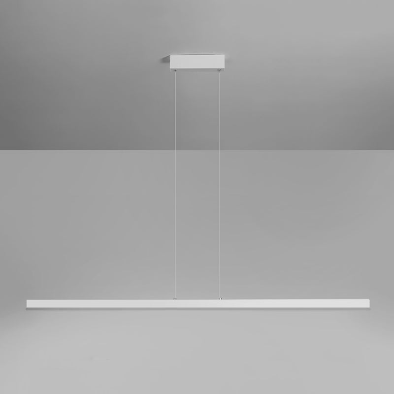 Lámpara moderna de lámpara lineal iluminación lineal lámpara de araña moderna en negro