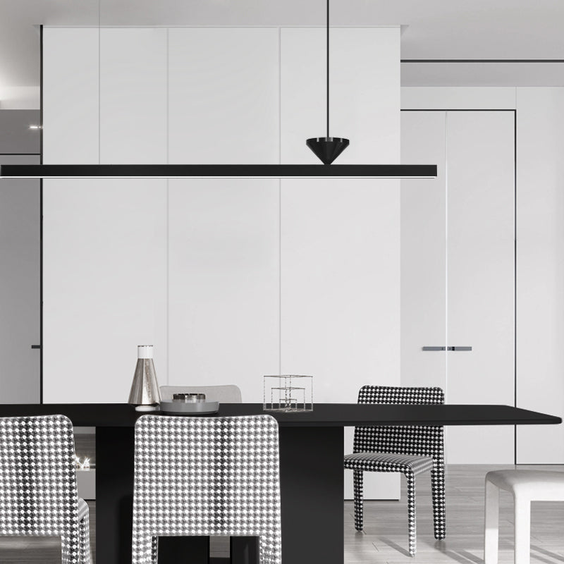 Lampade dell'isola illuminazione isola lineare Luci dell'isola in nero