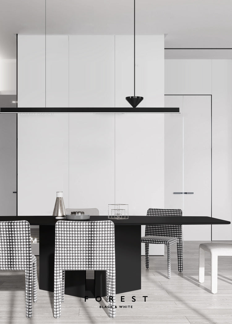 Lampade dell'isola illuminazione isola lineare Luci dell'isola in nero