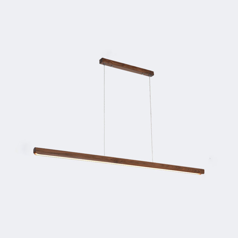 Contemporary Kitchen Pendant Lights Linear Island Lighting Hanging Light in Black