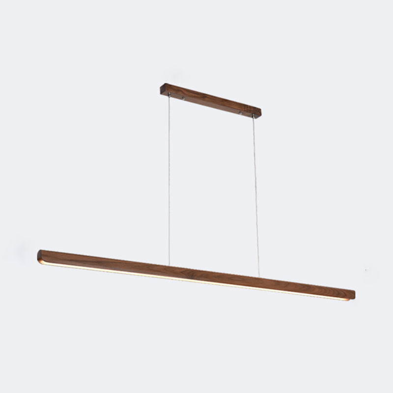 Luci a sospensione da cucina contemporanea illuminazione isola lineare luce appesa in nero