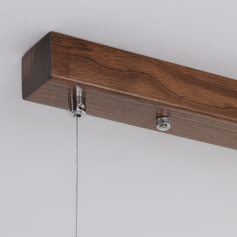 Luci a sospensione da cucina contemporanea illuminazione isola lineare luce appesa in nero