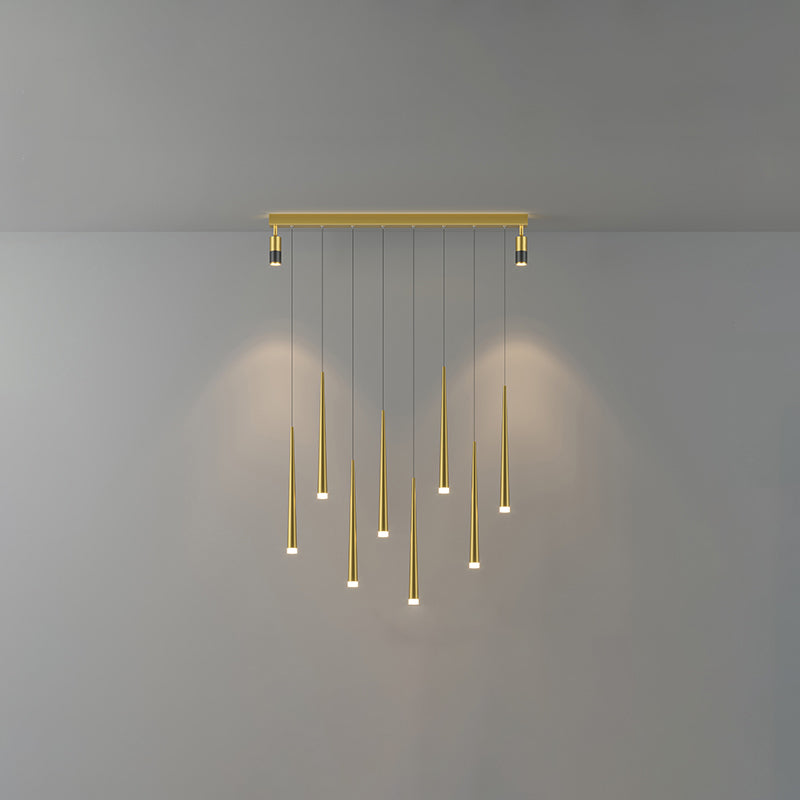 Metal Minimalism Ceiling Lamp 1-Light LED Pendant Lighting Fixture for Dining Room