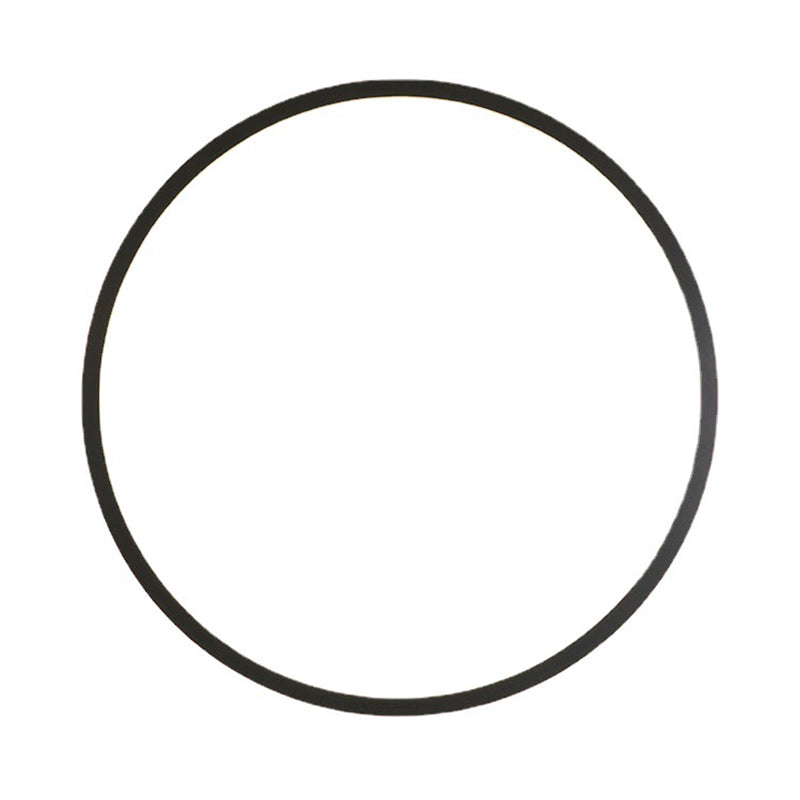 Black Circular LED Wall Lamp in Modern Simplicity Aluminium RGB Wall Light with Silicone Shade