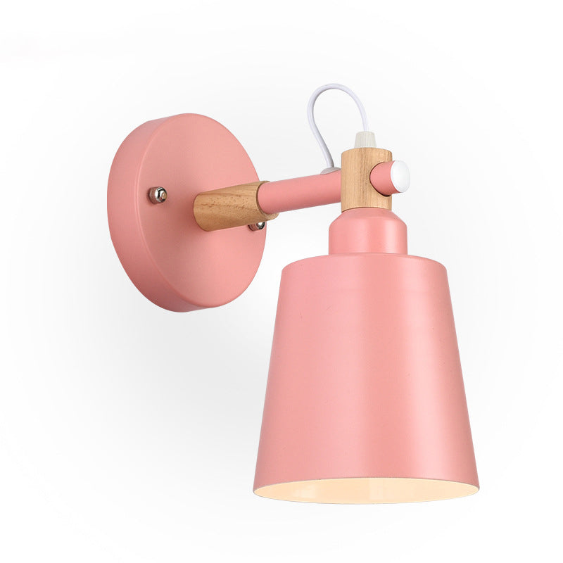 Lampade a 1 leggera funzione moderna Nordic Sconcetti per pareti in metallo per camera da letto