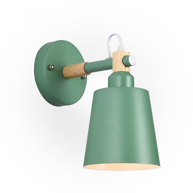 Lampade a 1 leggera funzione moderna Nordic Sconcetti per pareti in metallo per camera da letto