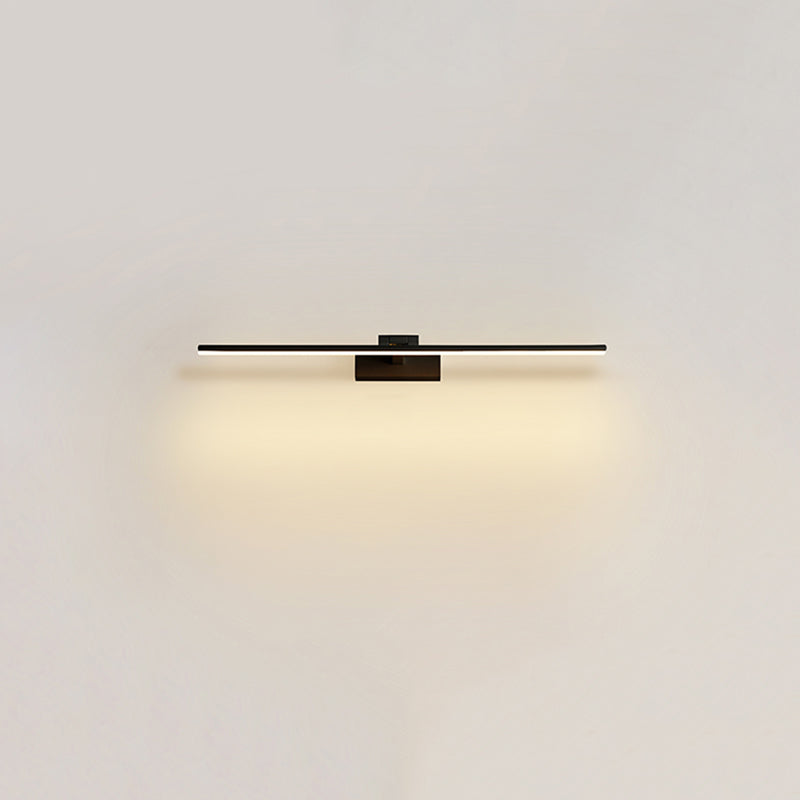 Modern Minimalist LED Wall Light Aluminium Linear Wall Lamp with Silicone Shade