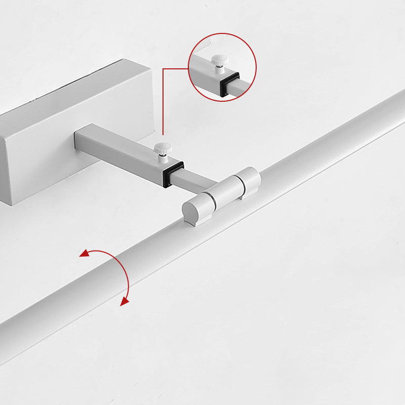 Lampada a parete lineare in alluminio Minimalista Minimalista Minimalista con tonalità in silicone