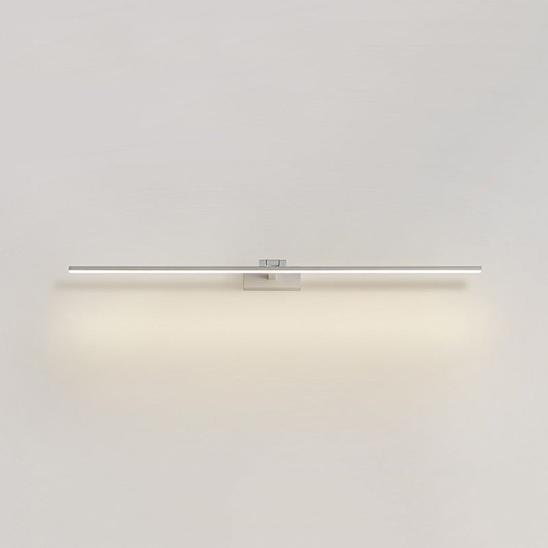 Modern Minimalist LED Wall Light Aluminium Linear Wall Lamp with Silicone Shade