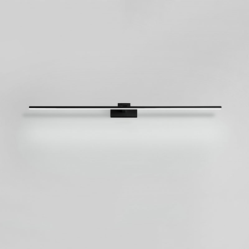 Modern Minimalist LED Wall Light Aluminium Linear Wall Lamp with Silicone Shade