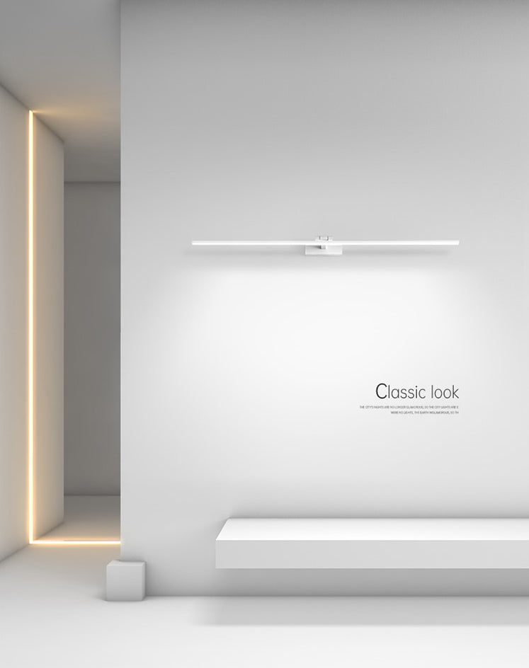 Modern Minimalist LED Wall Light Aluminium Linear Wall Lamp with Silicone Shade