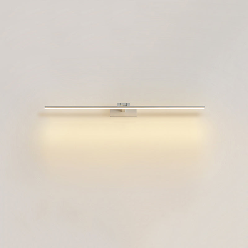 Modern Minimalist LED Wall Light Aluminium Linear Wall Lamp with Silicone Shade