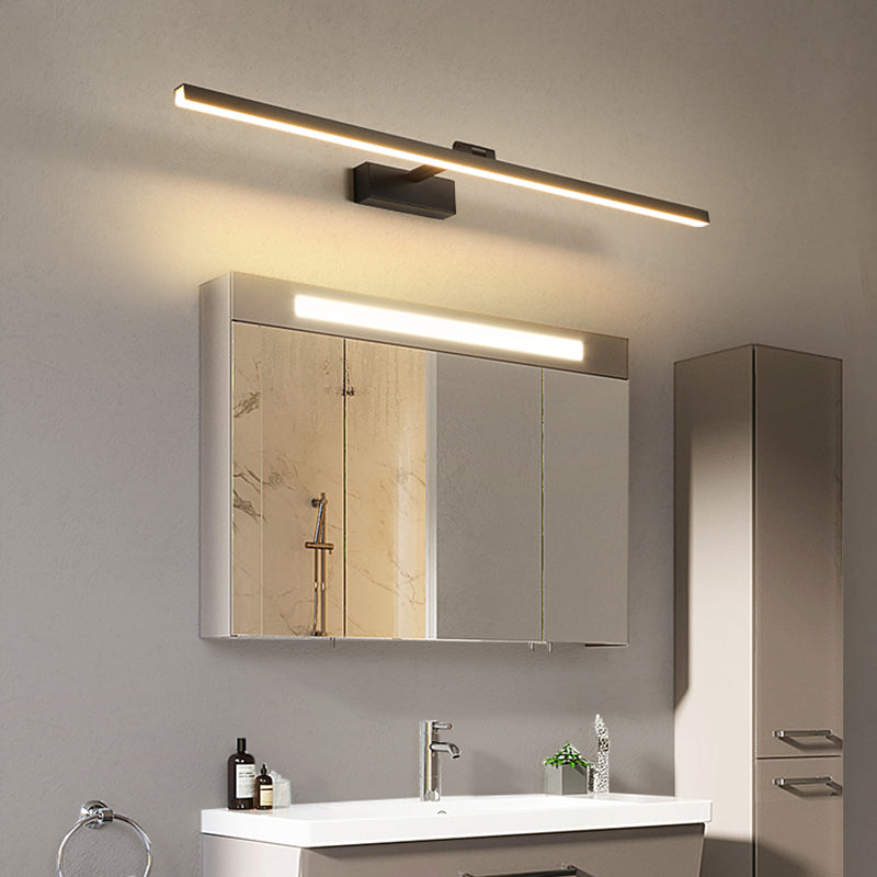 Minimalismus Leuchtenlicht 1-Licht-Aluminium Linear Wandmontage Licht für Badezimmer