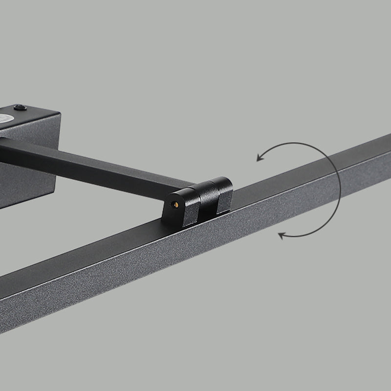 Minimalismus Leuchtenlicht 1-Licht-Aluminium Linear Wandmontage Licht für Badezimmer