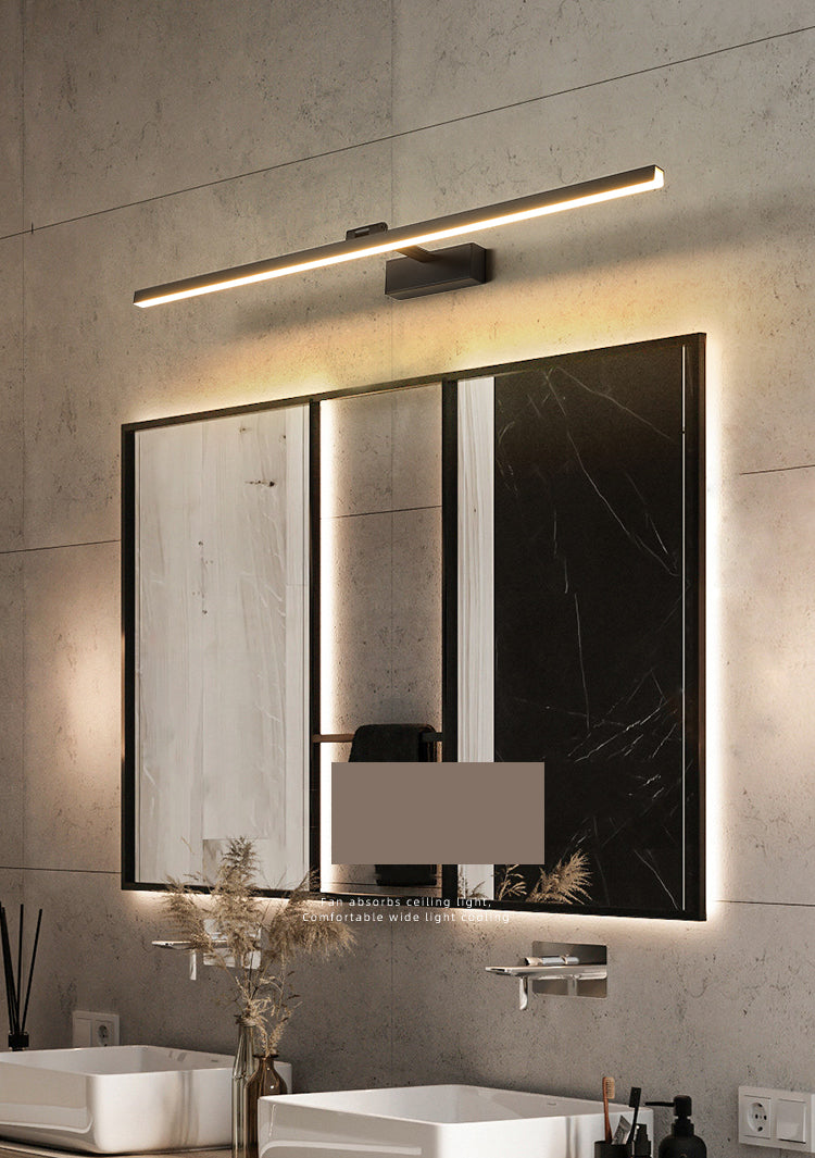Minimalismus Leuchtenlicht 1-Licht-Aluminium Linear Wandmontage Licht für Badezimmer