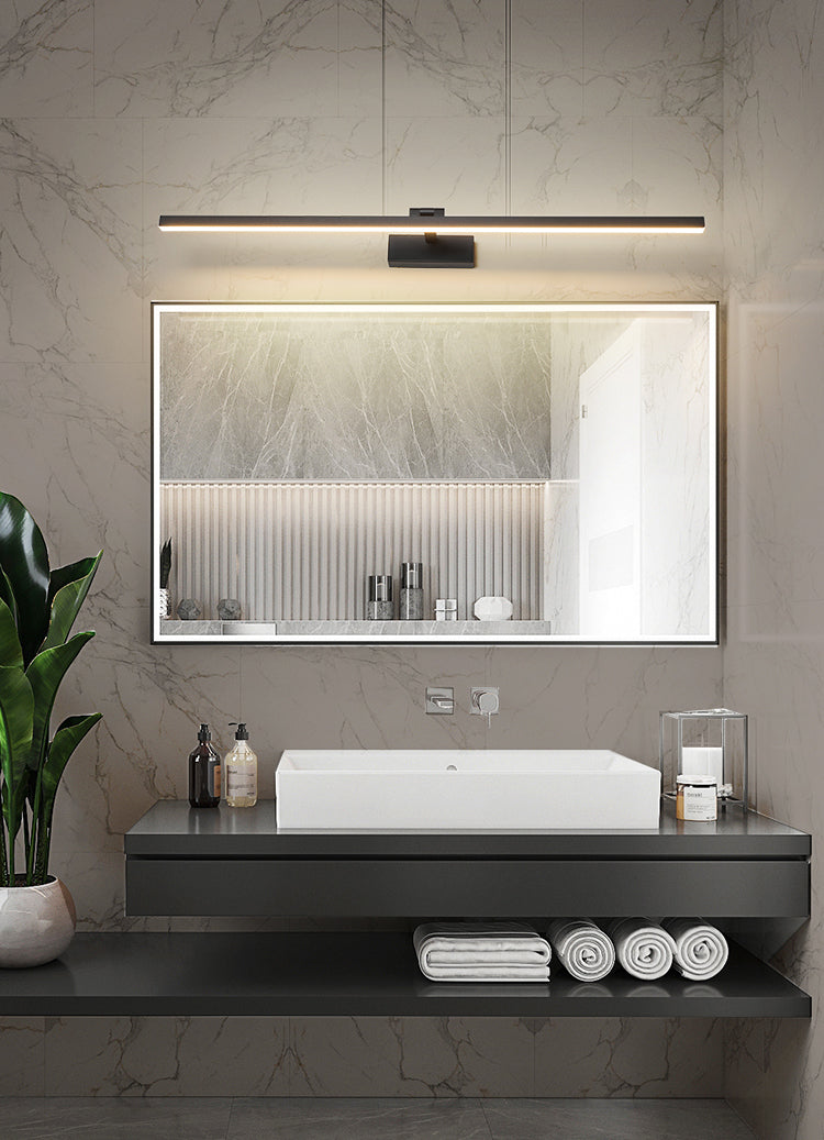 Minimalismus Leuchtenlicht 1-Licht-Aluminium Linear Wandmontage Licht für Badezimmer