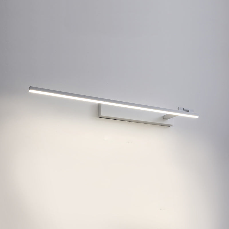 Lineaire acryl 1-licht ijdelheid muur SCONCE Minimalisme Wandgemonteerde lamp voor badkamer