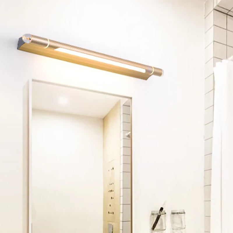Contemporary Linear Wall Mounted Light Fixture 1-Light Sconce Light for Bathroom