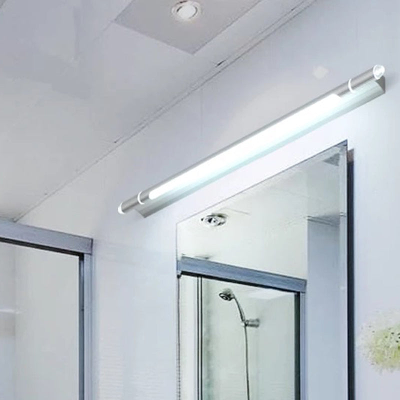 Contemporary Linear Wall Mounted Light Fixture 1-Light Sconce Light for Bathroom