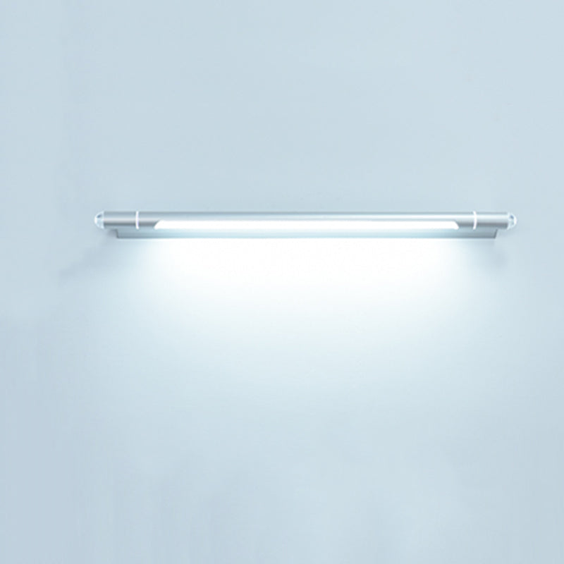 Contemporary Linear Wall Mounted Light Fixture 1-Light Sconce Light for Bathroom