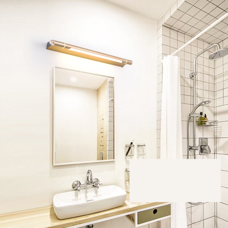 Contemporary Linear Wall Mounted Light Fixture 1-Light Sconce Light for Bathroom