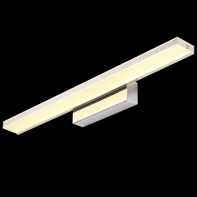 Lampada a parete lineare in acciaio inossidabile Sconce Minimalismo Sconcetto per il bagno