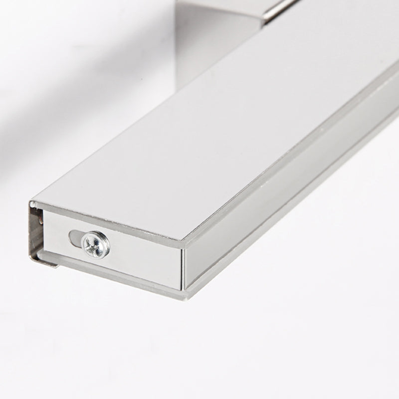 Lampada a parete lineare in acciaio inossidabile Sconce Minimalismo Sconcetto per il bagno