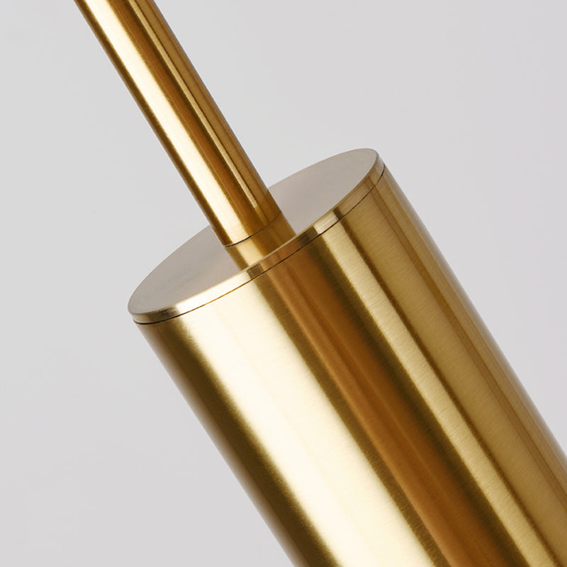 Électroplaque LED PRENDANT LED ALUMINUM Dans un style créatif moderne de style cylindroid en acrylique lampe