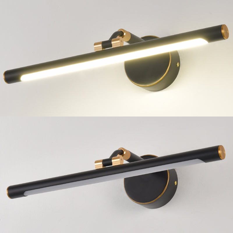 Luce contemporanea a parete a 1 luci a 1 luci a parete a parete lineare montata per il bagno