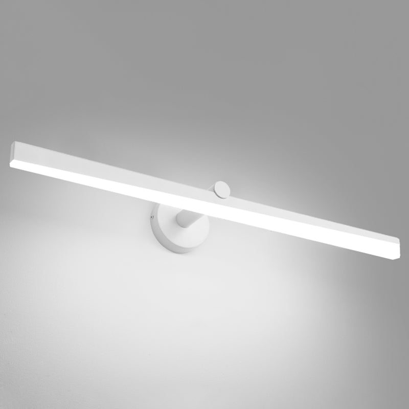 Minimalismo a 1 luce a parete a parete a parete melanza di luce a parete lineare per bagno