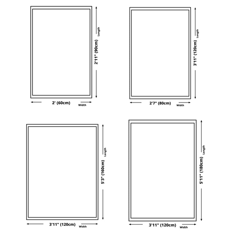 Yellow Modern Area Rug Polyester Plants Rug Non-Split Backing Carpet for Living Room