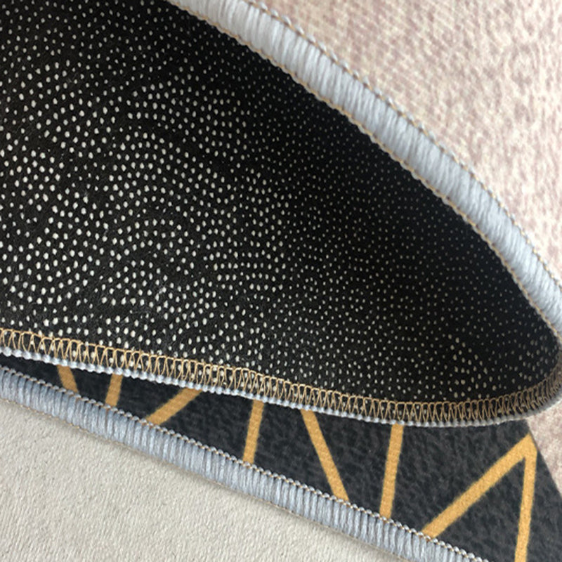 Nostalgie medaillon print tapijt klassiek polyester tapijt niet-slip achterste ruggebied tapijt voor woonkamer
