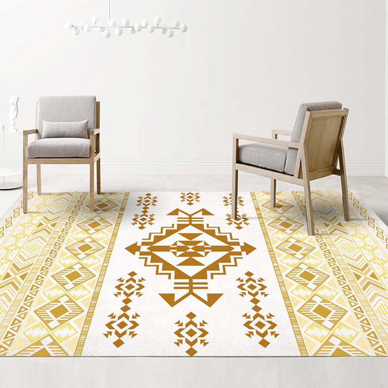 Boho-chic Harlequin Print Tapijt Polyester Binnen tapijt Non-slip achterste tapijt voor woonkamer