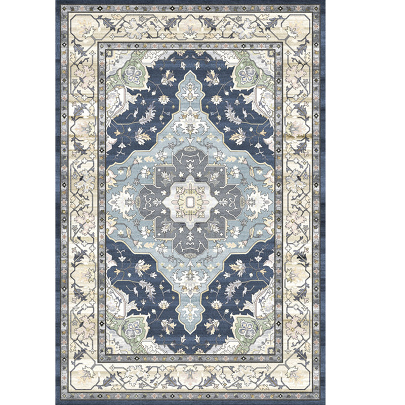 Klassiek tribale afdrukt tapijt polyester indoor tapijt niet-slip achterste tapijt voor huizendecoratie