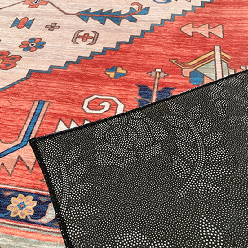 Klassiek tribale afdrukt tapijt polyester indoor tapijt niet-slip achterste tapijt voor huizendecoratie