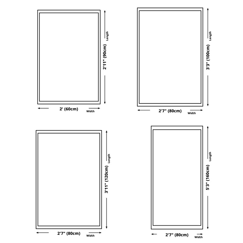 Black Geometric Carpet Polyester Minimalist Indoor Rug Anti-Split Area Carpet for Home Decoration