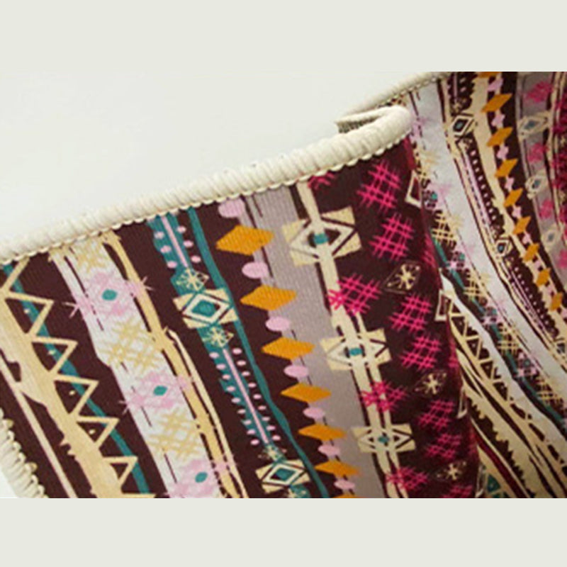 Tapis de motif tribal marocain Rapier en polyester noir tapis lavable antidérapant pour décoration intérieure