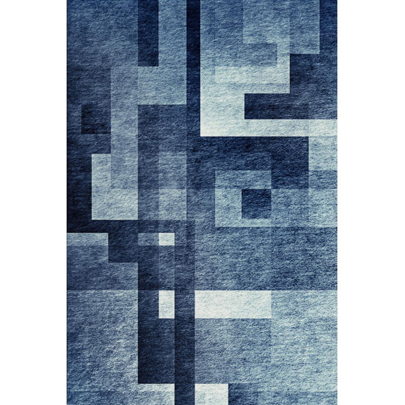 Tan Casual Indoor Carpet Polyester Geometric Area Rug Washable Carpet for Indoor Room