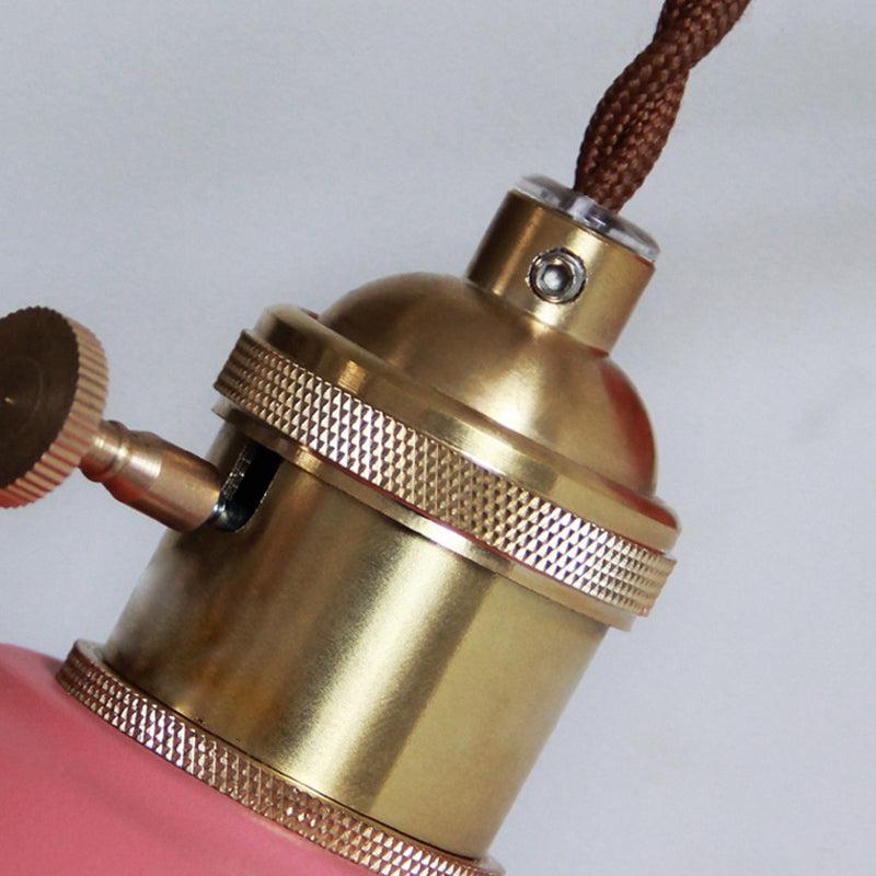 Moderne kreative Kegel Hängende Wandleuchten schmiedeeisere Makkaronwandlampe für Innenräume