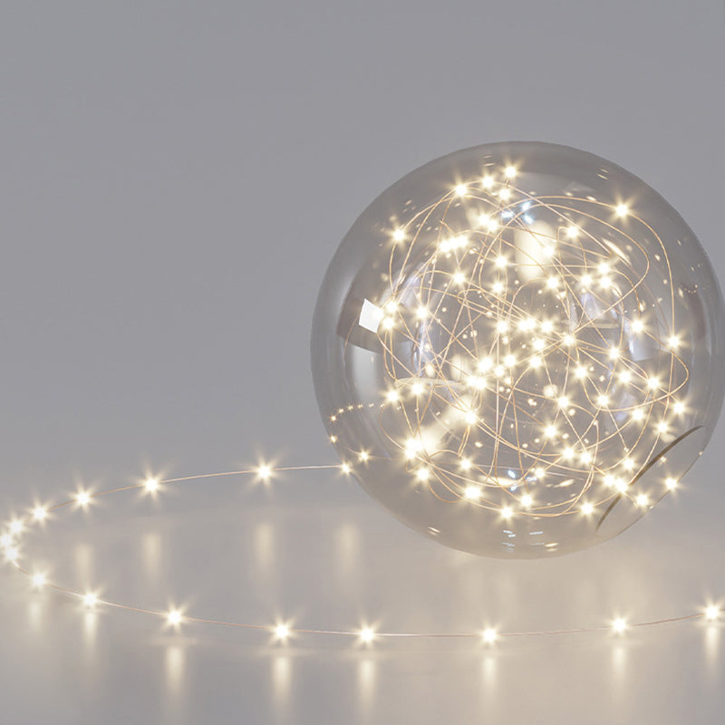 Plafonnier LED circulaire créatif moderne en aluminium à 3 lumières avec abat-jour en acrylique