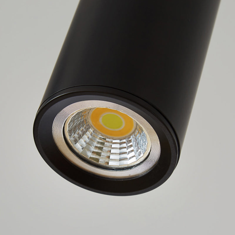 Idee per illuminazione dell'isola a led in metallo moderno lampada lampadario lineare per sala da pranzo