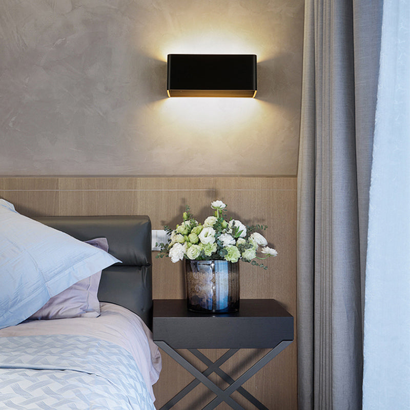 Lámina de montaje de pared de aluminio de pared de estilo geométrico de estilo geométrico en blanco y negro en blanco y negro