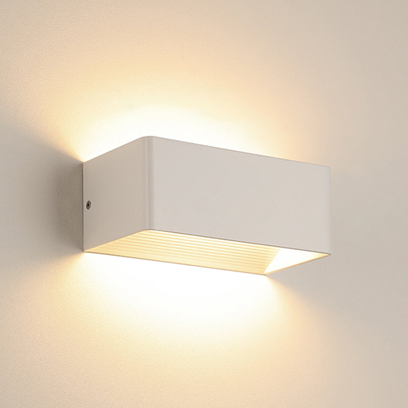 Lámina de montaje de pared de aluminio de pared de estilo geométrico de estilo geométrico en blanco y negro en blanco y negro