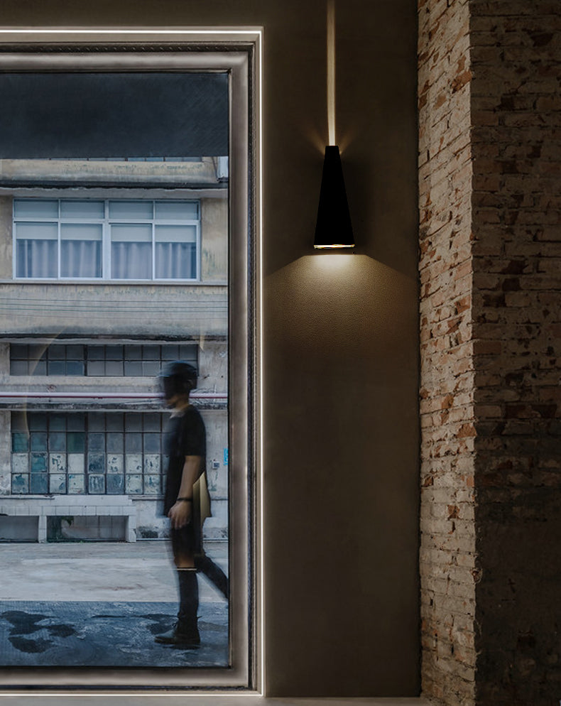 Lámina de montaje de pared de aluminio de pared de estilo geométrico de estilo geométrico en blanco y negro en blanco y negro