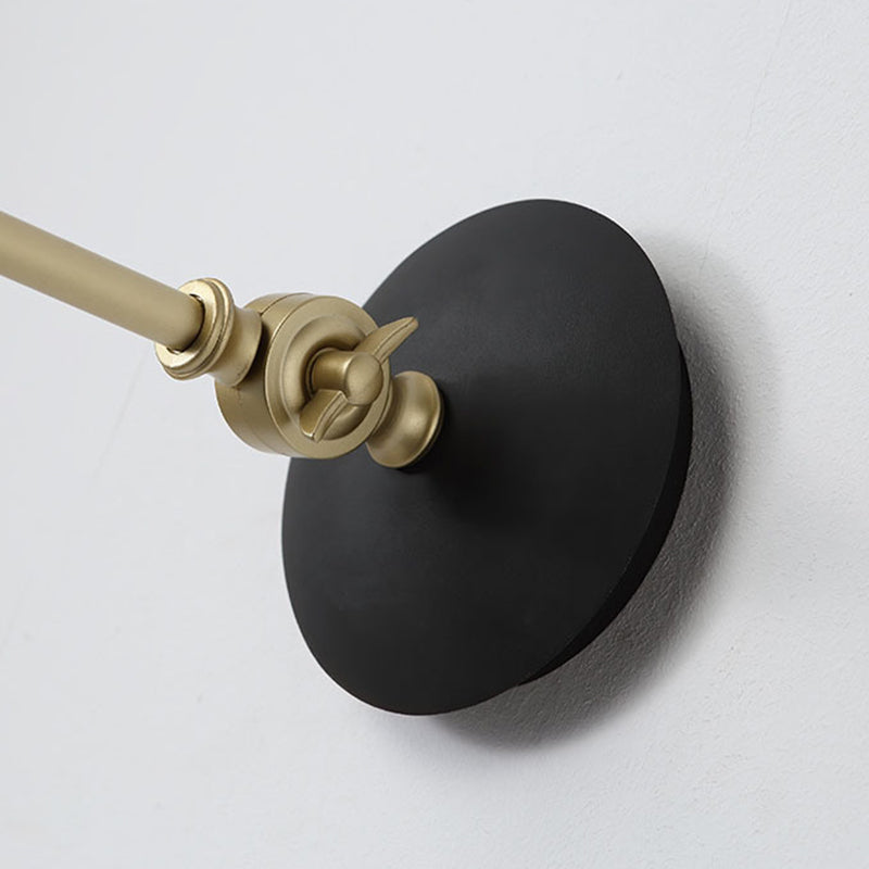 Verstellbare 1-Licht-Kegel Wandleuchten Moderner Aluminium-Wandbeleuchtungsideen in Schwarz und Weiß