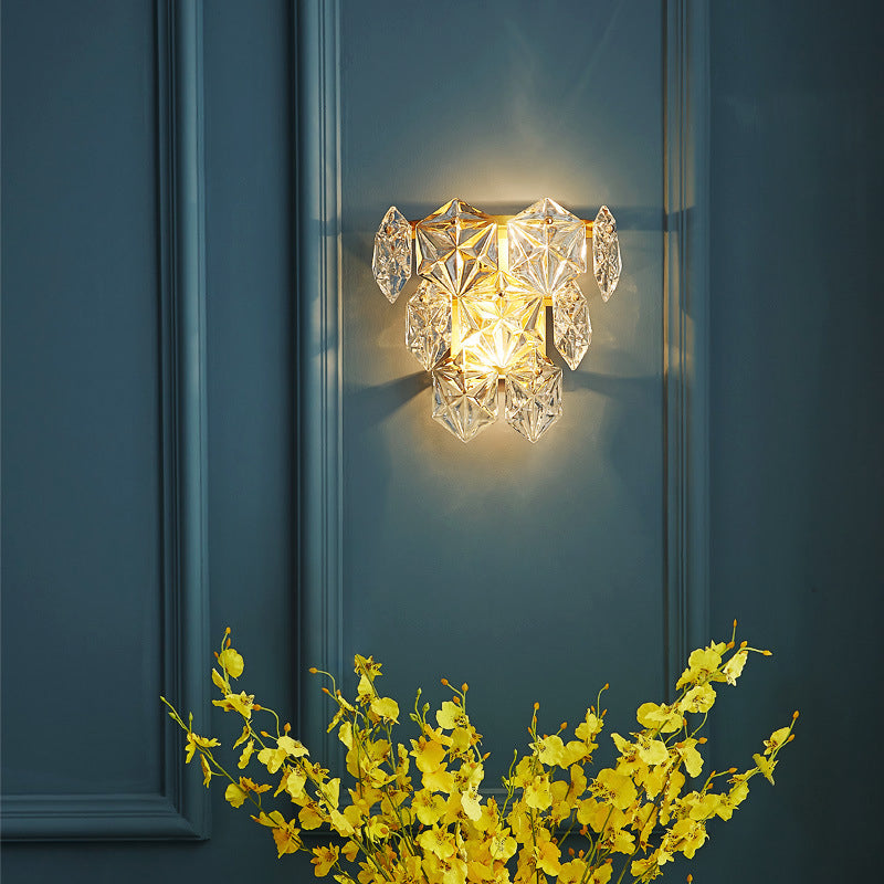 Abgestufte Wandmontageleuchte modern